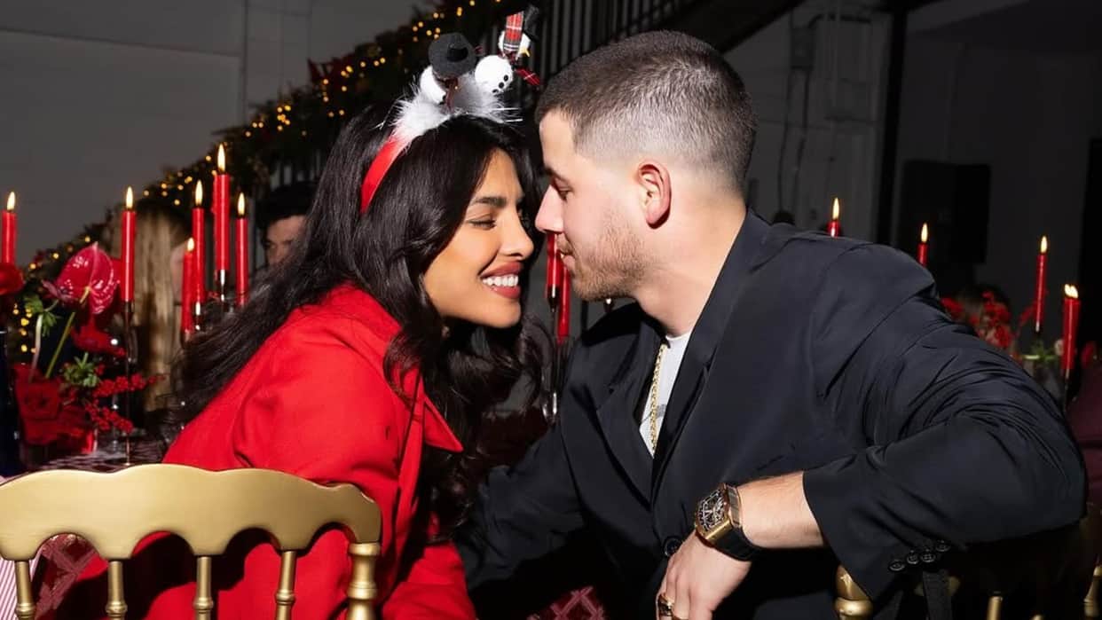 Priyanka Chopra gets romantic with Nick Jonas shows glimpse of daughter Malti before Christmas 2024