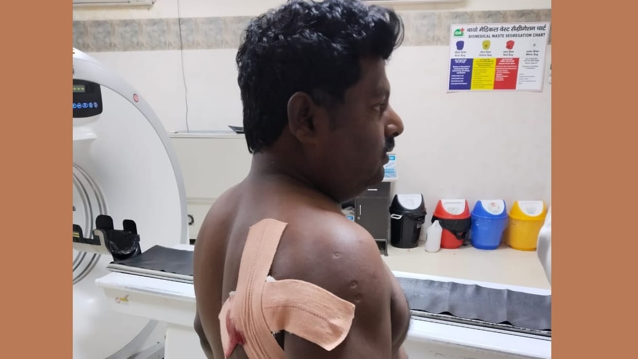 vegetable trader standing in his field was shot in shoulder Ambala