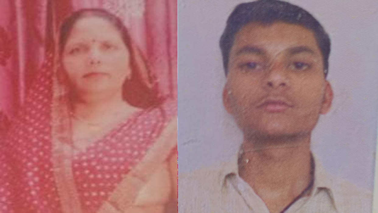 Fatehpur: Mother and son riding a bike crushed by a dumper