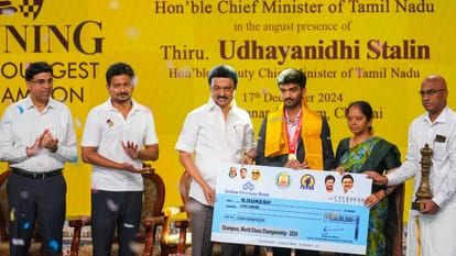 Tamil Nadu CM Stalin honored world champion Gukesh, announced the establishment of a chess academy