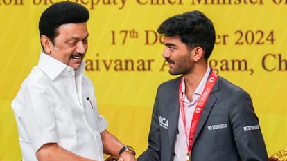 Tamil Nadu CM Stalin honored world champion Gukesh, announced the establishment of a chess academy