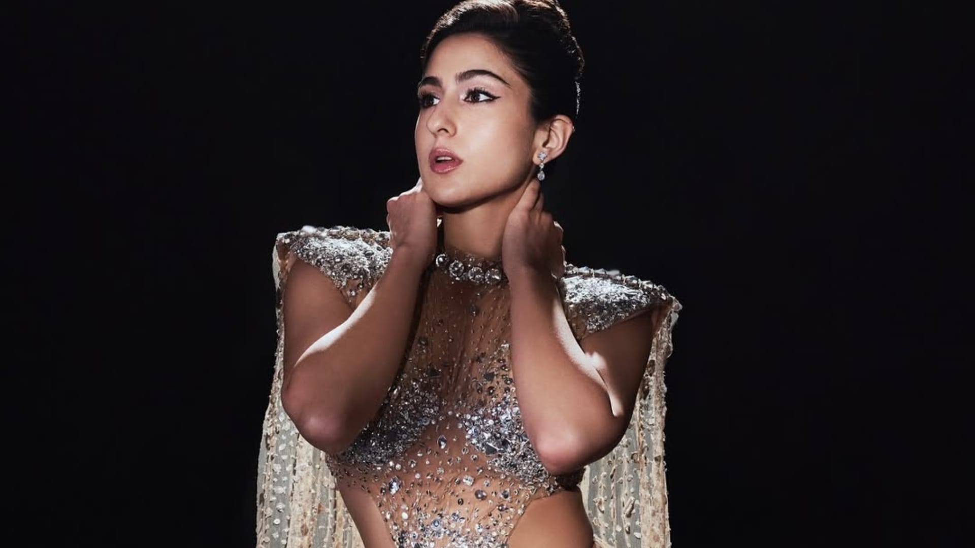 Sara Ali Khan Shares BTS Photos From The Sets Of Sky Force Akshay Kumar Nimrat Kaur Veer Pahariya