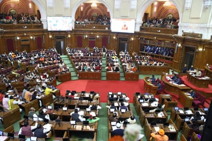 UP Assembly: Bulldozer issue resonates, SP says it's used based on caste and religion; sharp confrontation wit