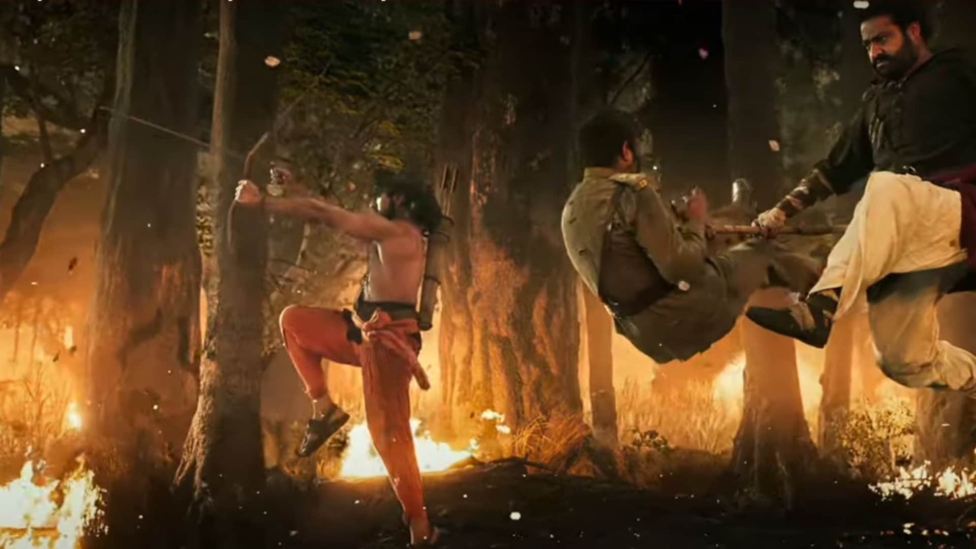 Ram Charan Admits He Felt Jealous Of Jr NTR While Filming A Scene In RRR documentary rajamouli film