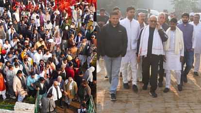 यूपी विधानसभा का घेराव: कांग्रेस कार्यकर्ताओं को प्रदेश कार्यालय के बाहर रोका गया, बाहर फोर्स तैनात UP: Congress will surround the assembly tomorrow, government alert - Congress leaders imprisoned in their home