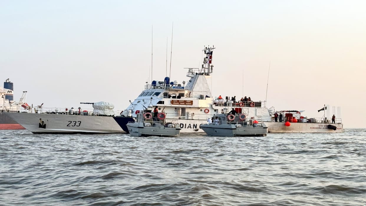 mumbai boat accident Search operation on for missing seven year old boy navy start investigation