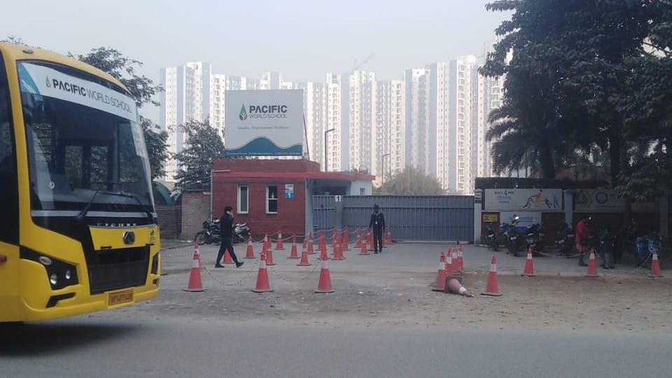 Mail regarding bomb was received at Pacific World School of Greater Noida