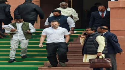 President address Discussion in Lok Sabha Leader of Opposition Rahul Gandhi speak Slams BJP PM Modi