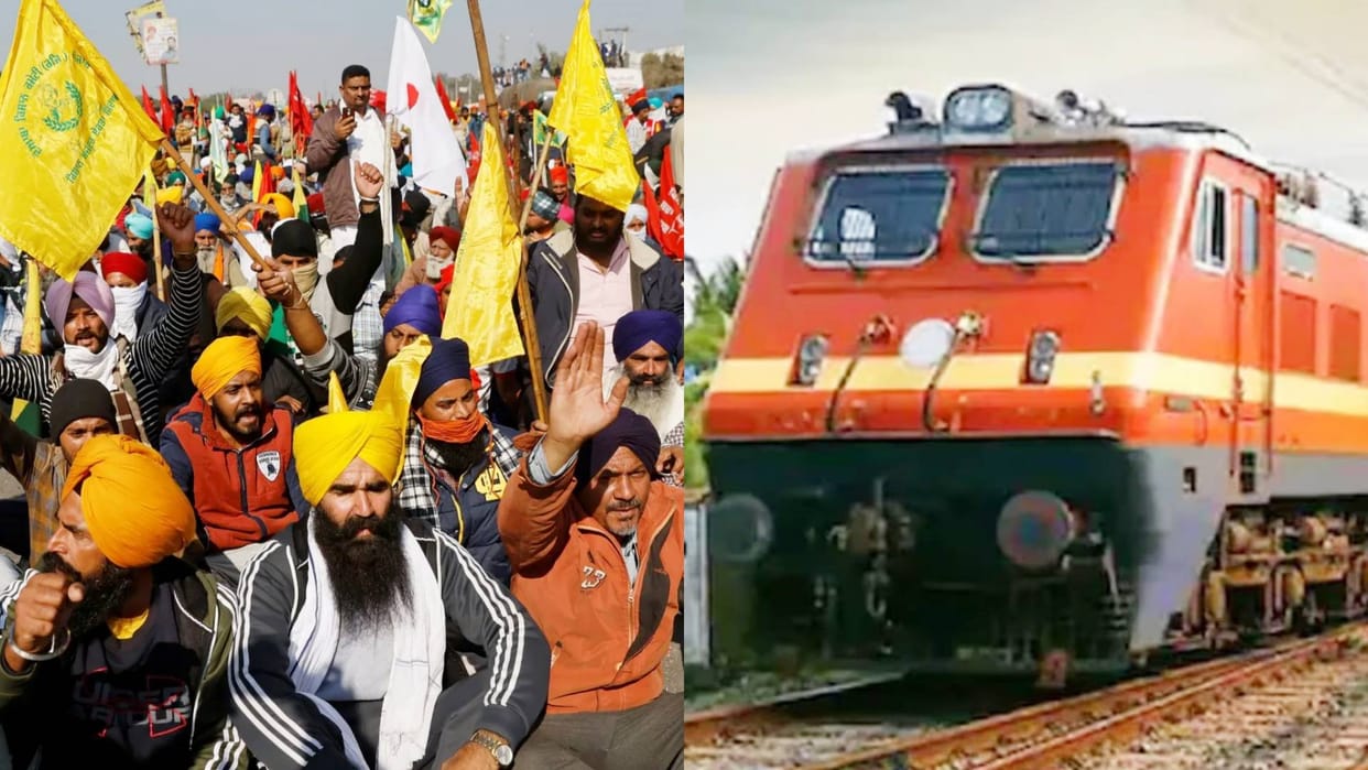 Farmers Protest Rail traffic affected due farmers agitation four trains going Rajasthan to Punjab cancelled