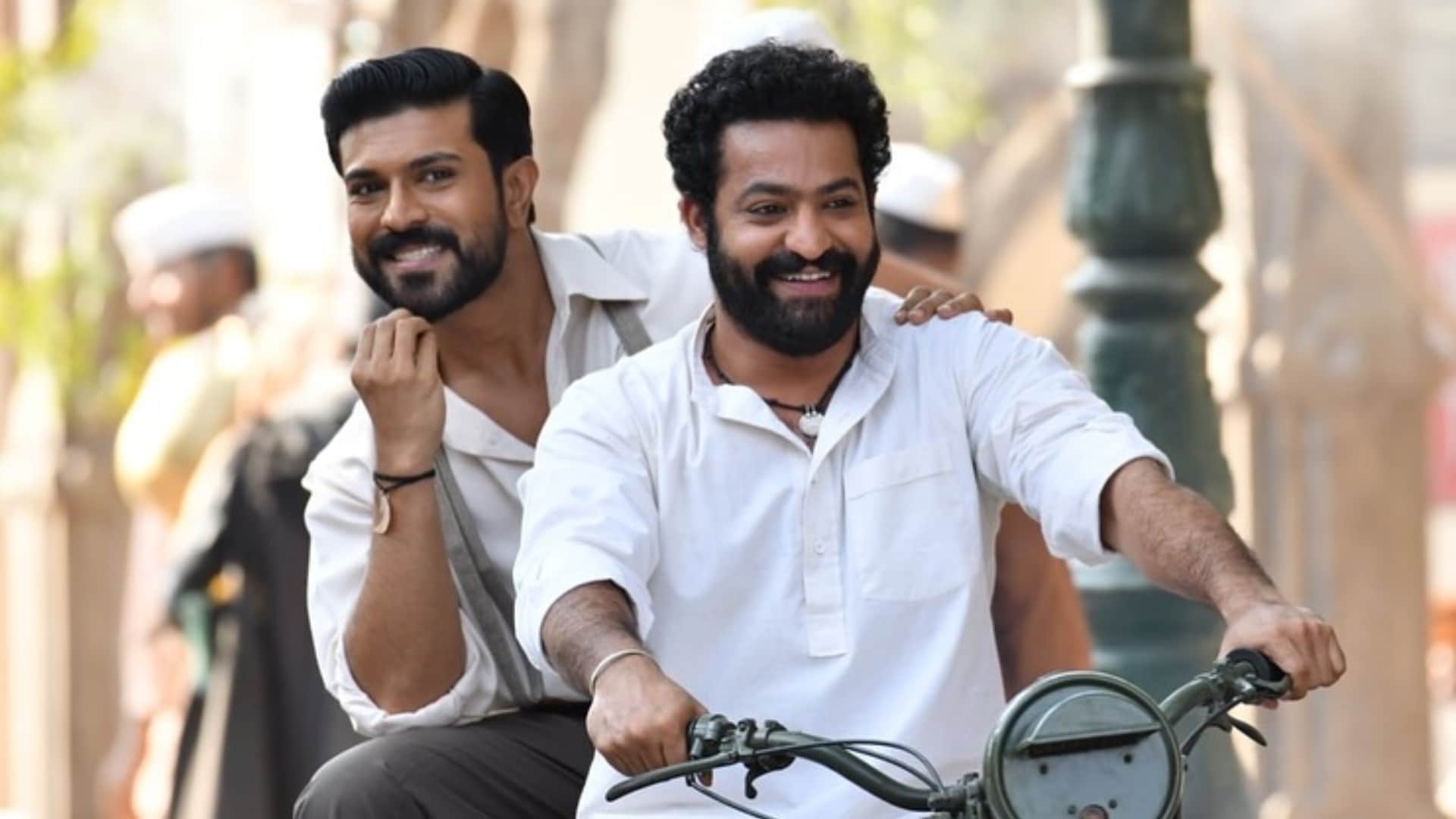 Ram Charan Admits He Felt Jealous Of Jr NTR While Filming A Scene In RRR documentary rajamouli film