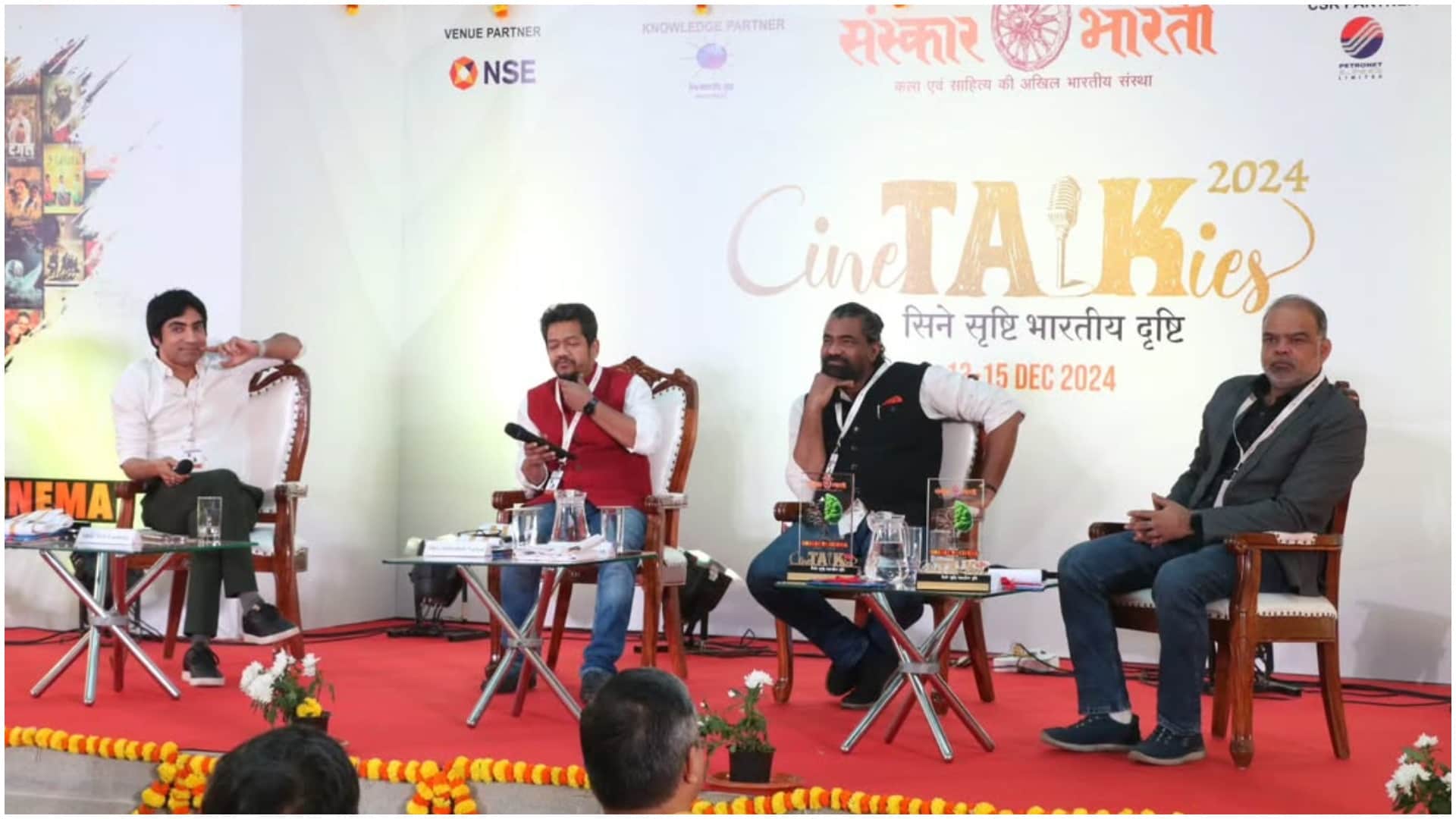 Renowned filmmakers critics writers delegates make Sanskar Bharti organized cine talkies a successful event