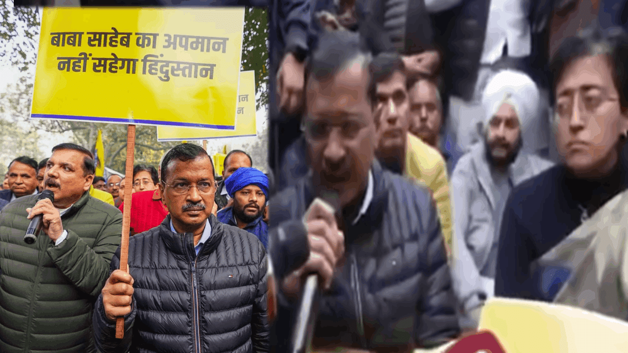 Arvind Kejriwal questions BJP allies TDP and JDU amid Ambedkar issue amit shah row