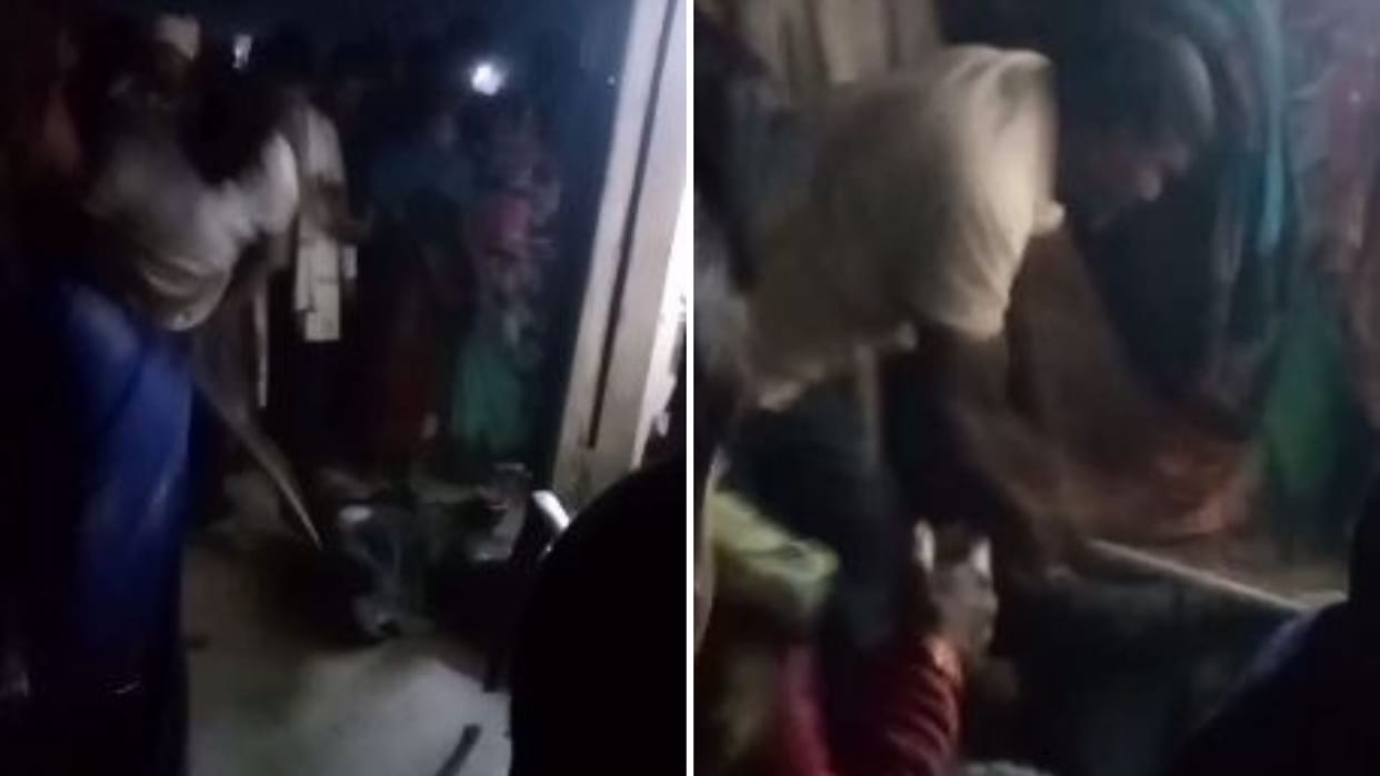 young man screaming beating Azamgarh Administration woke up after video went viral SP investigation
