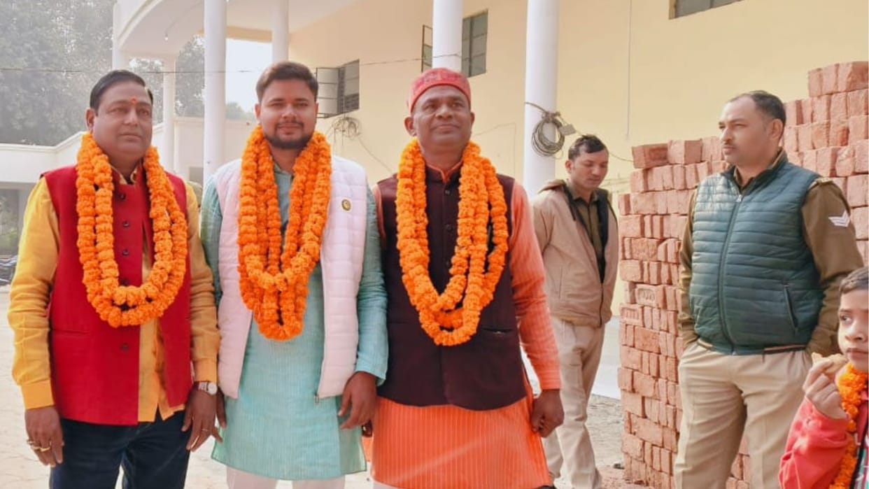 BJP candidate Amit Kumar wins Mungarabadshahpur councillor election in jaunpur