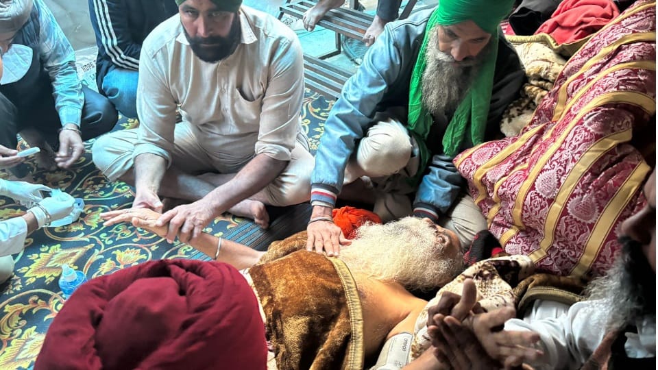 Khanauri Border temporary hospital ready farmers warned make sacrifice to not take Dallewal