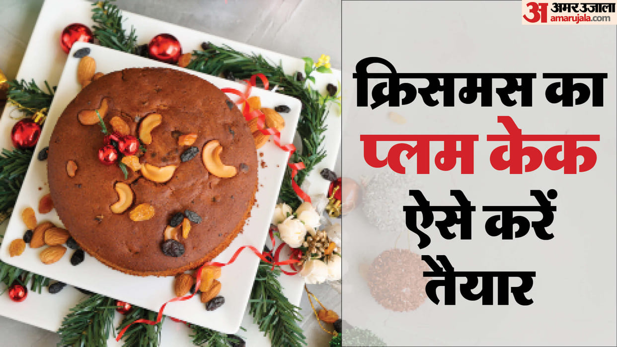 Christmas 2024 How to Make Plum Cake At Home Homemade Plum Cake Recipe in Hindi