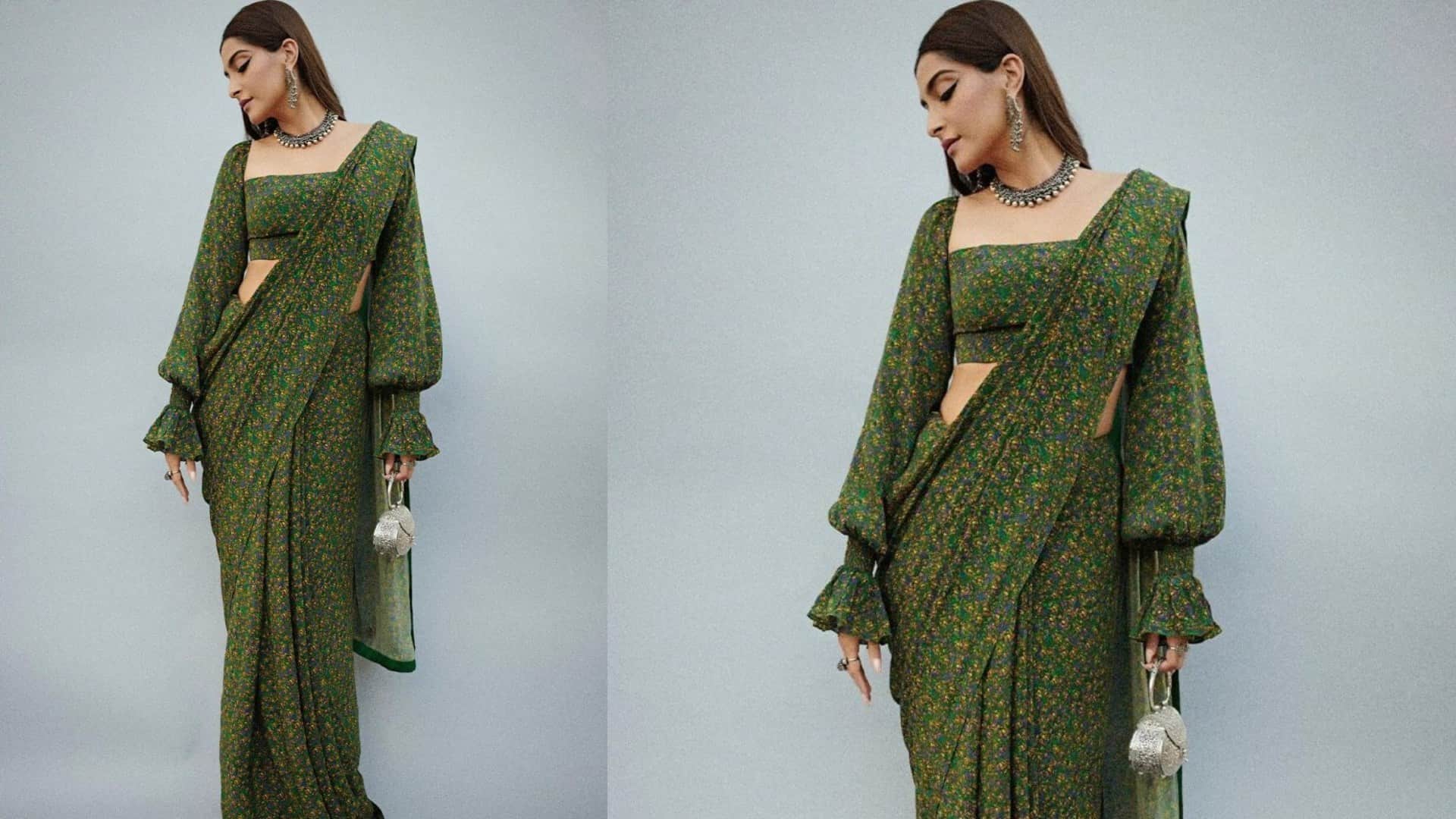 trendy chiffon Saree For Holi party latest saree collection