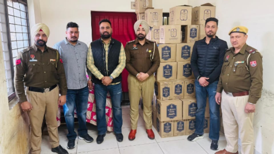 illegal liquor seized by jalandhar police