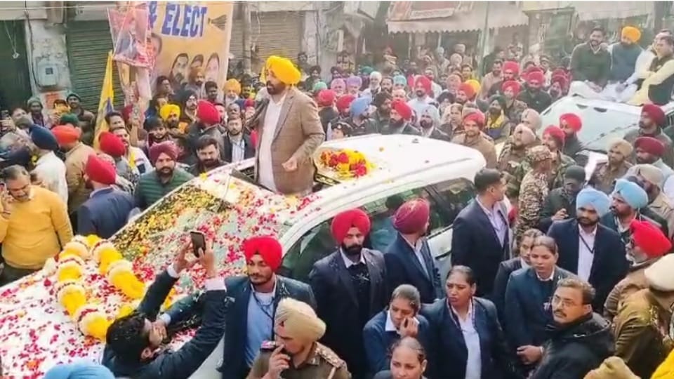 CM Bhagwant mann road show he said Ludhiana is my workplace started my career from here