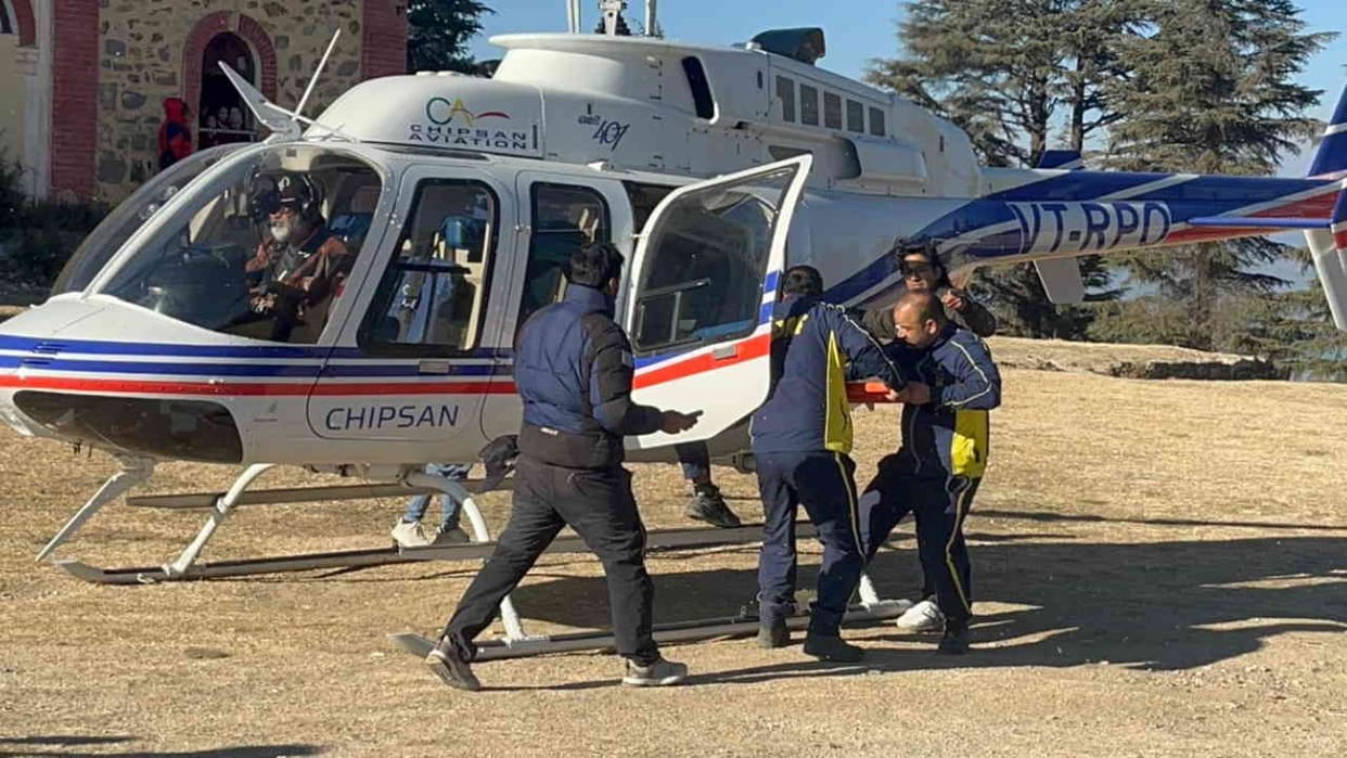Pilot injured during practice in Paragliding Acro and SIV competition in Tehri Uttarakhand news in hindi