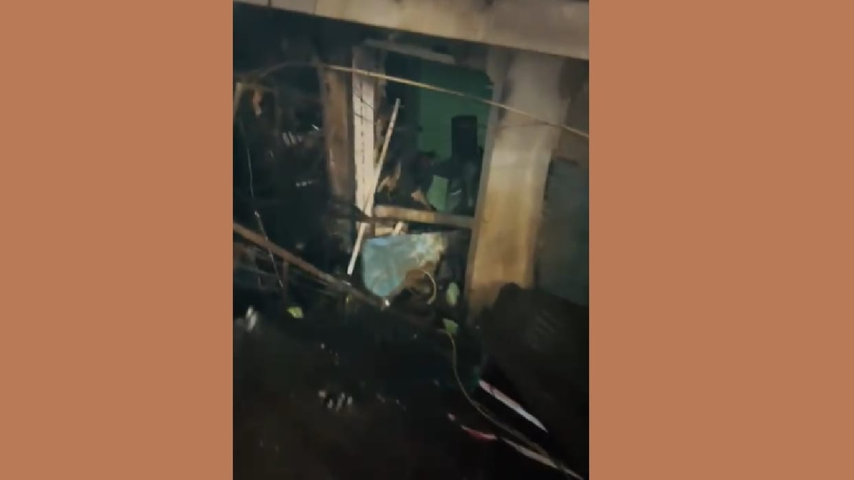 One died in a fire at a gun house located on Najafgarh Road in Bahadurgarh