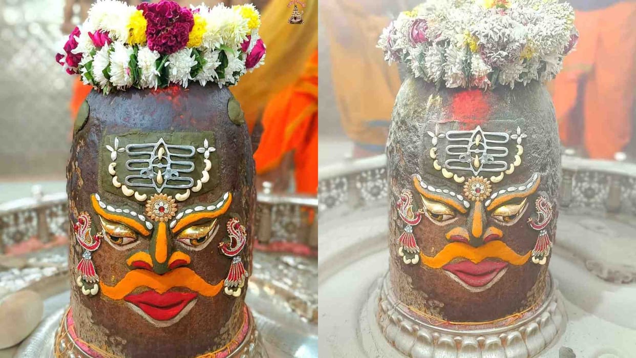 Ujjain Mahakal: Baba Mahakal was decorated with cannabis and dry fruits