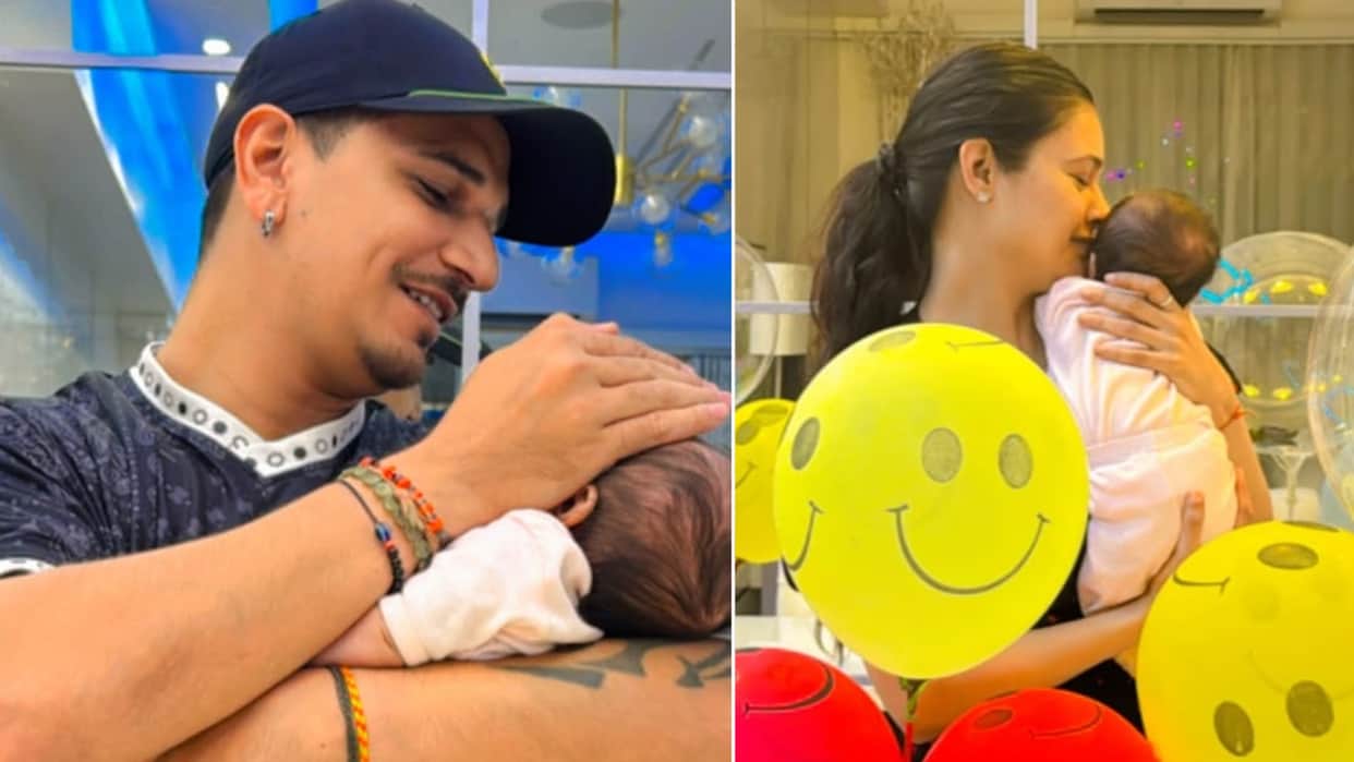 Prince Narula Yuvika Chaudhary daughter Ekleen turns two months old celebration Photos goes viral