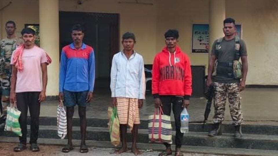 Eight Naxalites arrested in different areas of Bijapur