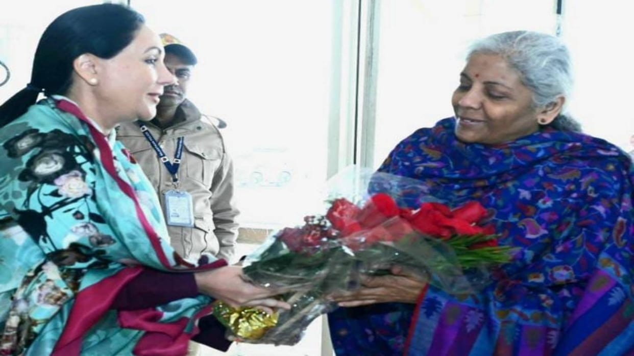 55th GST Council Meeting Finance Minister Nirmala Sitharaman reached Jaisalmer GST Council meeting