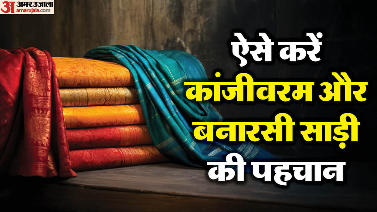 world saree day 2024 know the Difference Between Kanjeevaram And Banarasi saree