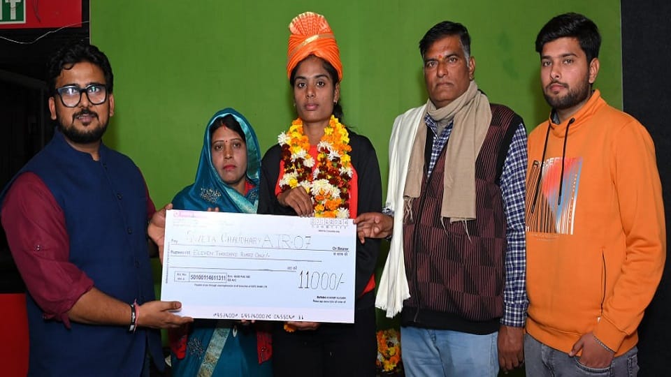 Shweta Chaudhary of Katara Academy secured 7th rank