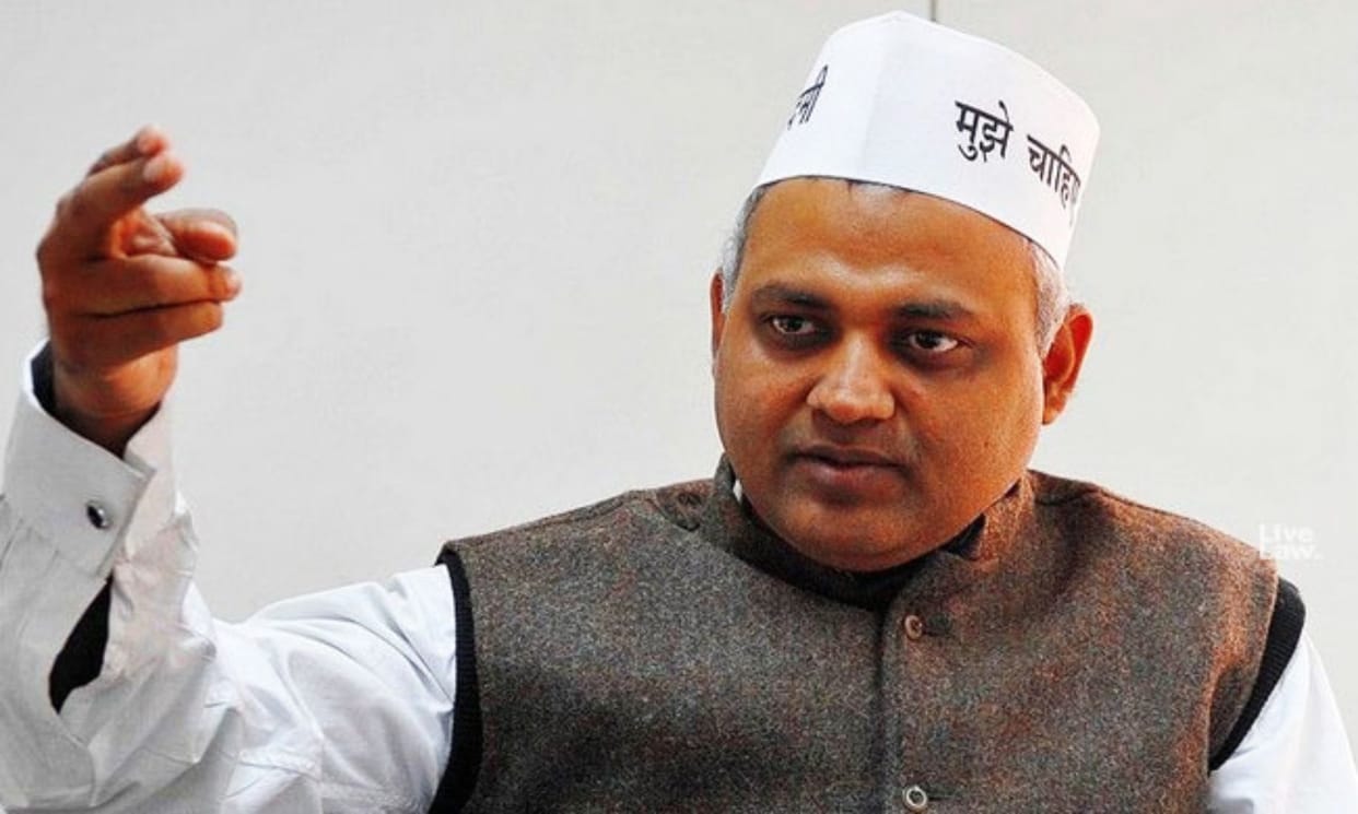 Aam Aadmi Party candidate from Malviya Nagar Somnath Bharti took dig at BJP and Election Commission