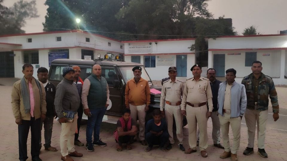 Police arrested two accused in case of death of elephant in Ramanujganj forest range