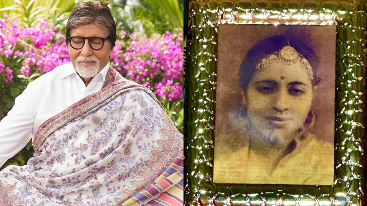 Amitabh Bachchan gets emotional on mother Teji Bachchan 17th death anniversary shares unseen picture