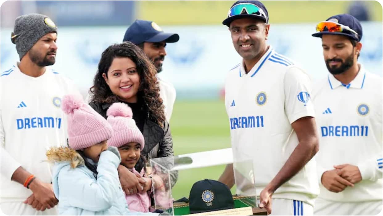 R Ashwin's wife Prithi Narayanan penned heartfelt tribute to him following his international retirement