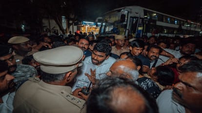 Annamalai detained while protesting against DMK govt over funeral procession of Coimbatore blasts' mastermind