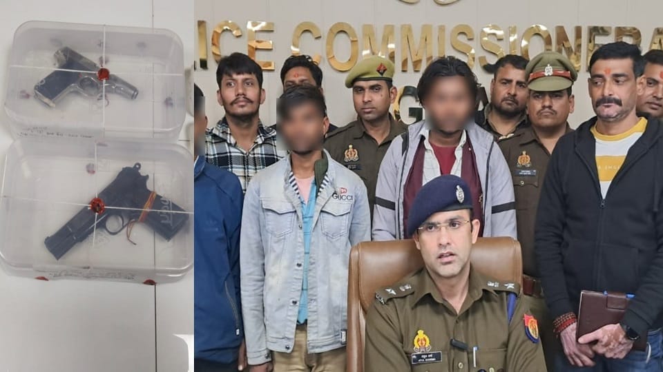 UP Police daroga official pistol cost eight thousand rupees stolen from police station then deal