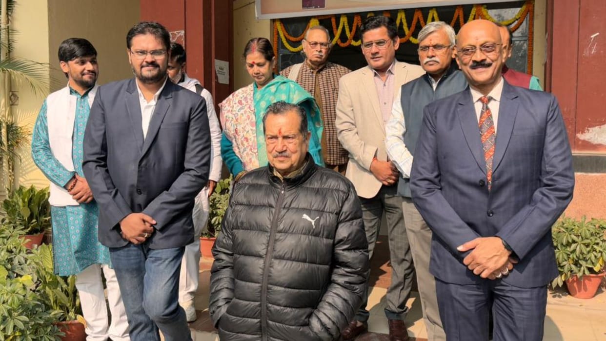 RSS Indresh Kumar Kashi big thing about constitution in BHU talked to students
