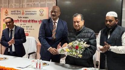 RSS Indresh Kumar Kashi big thing about constitution in BHU talked to students
