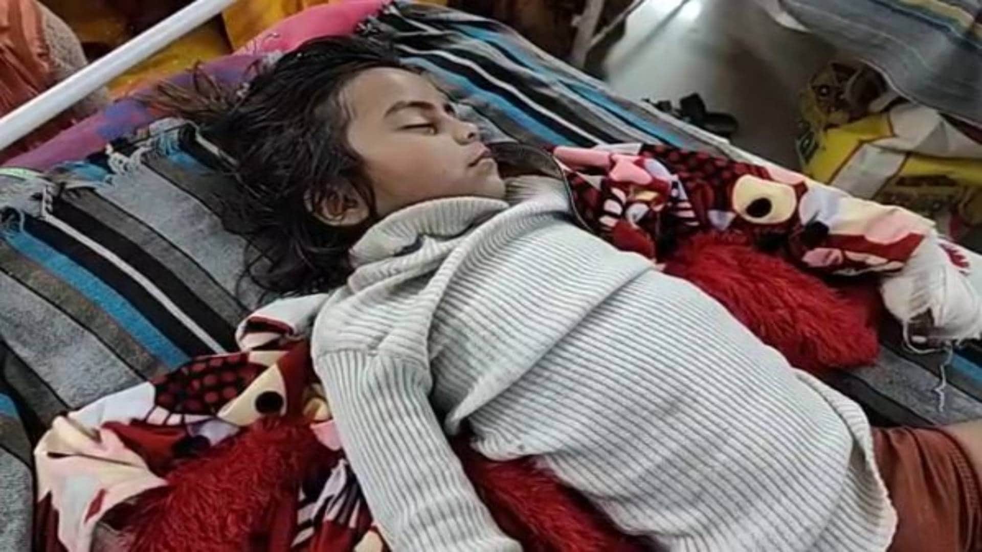 घायल बच्ची