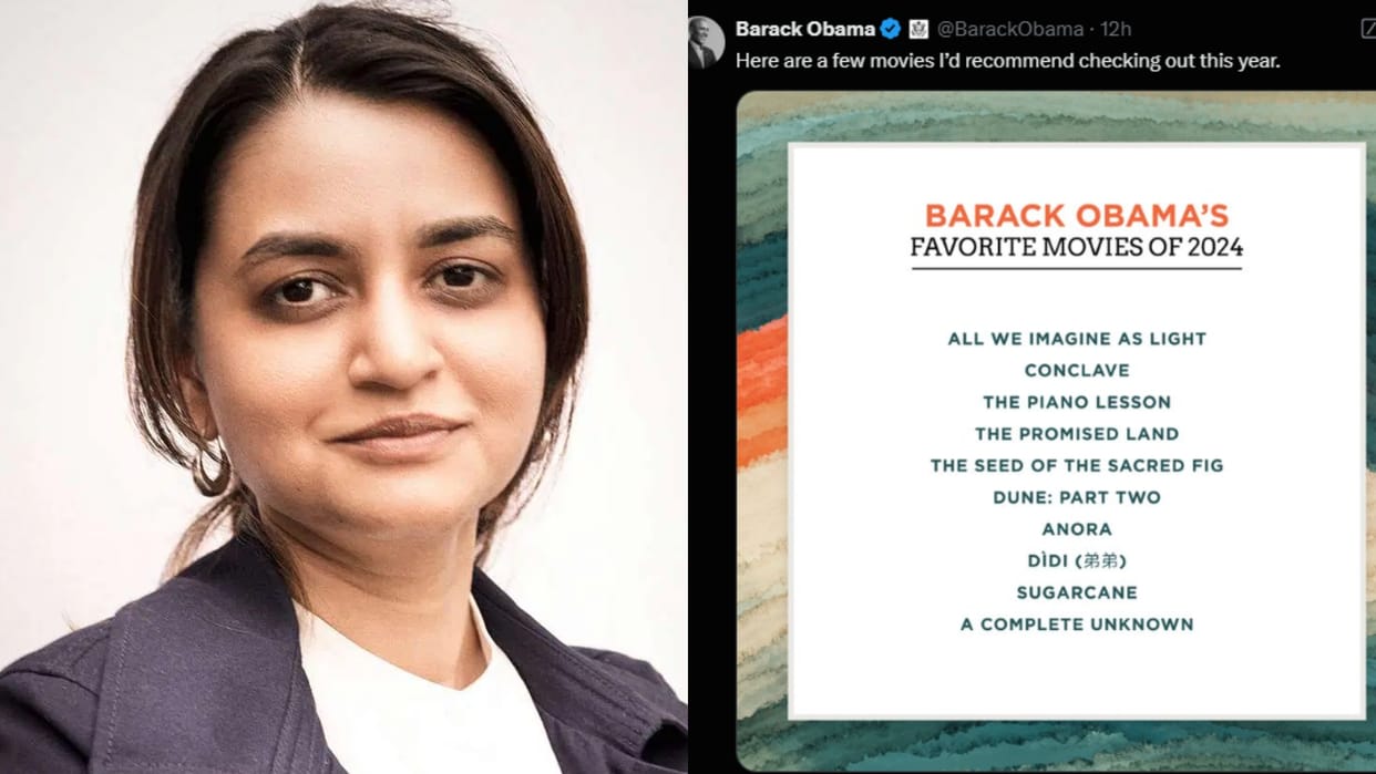 Payal Kapadia Film All We Imagine As Light Barack Obama Favorite Movie of This Year