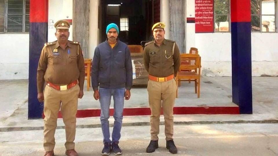 accused sent to jail in Sitapur who gave fake information of robbery to police