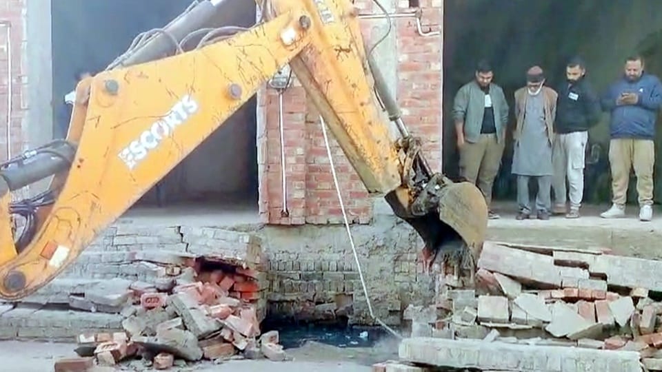 MP Burq: Construction was done without getting map approved, administration used bulldozer