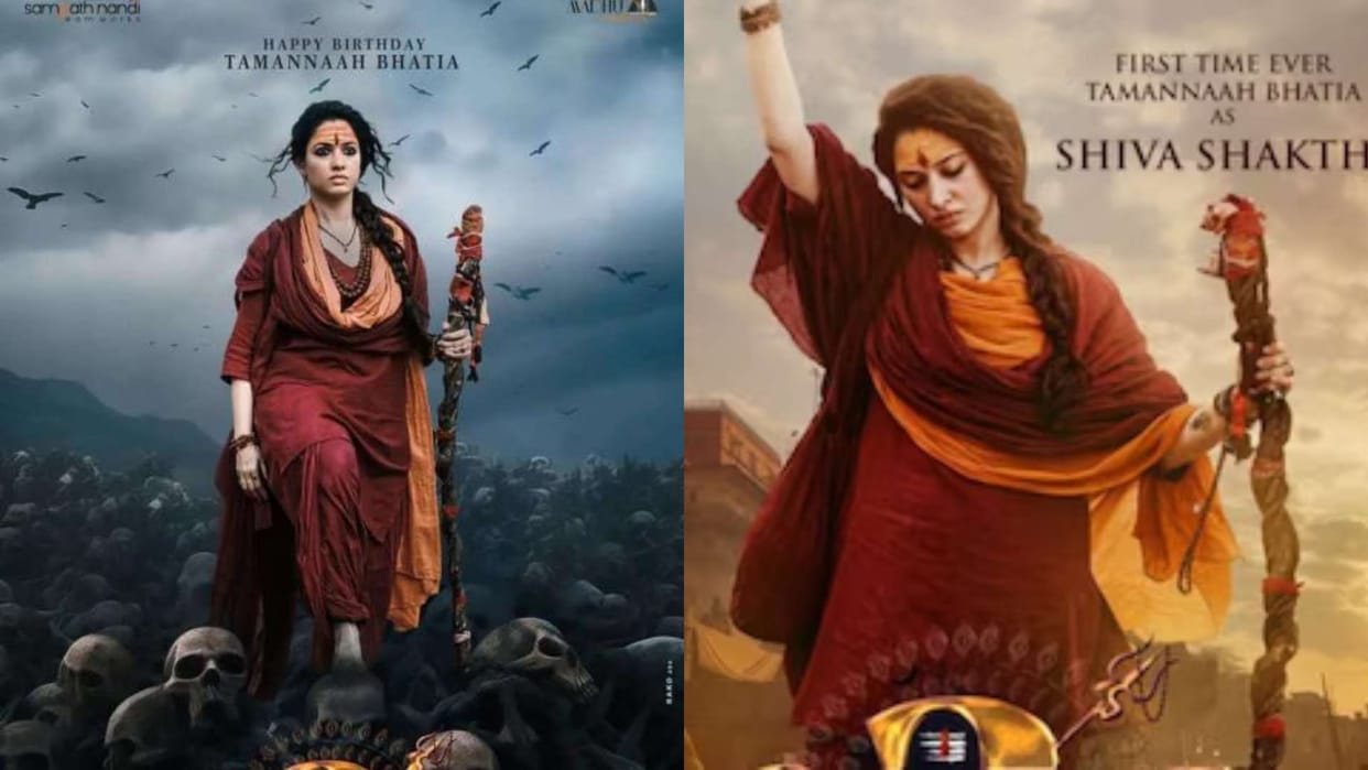 Tamannaah Bhatia Birthday actress seen in Naga Sadhu character in Odela 2 poster