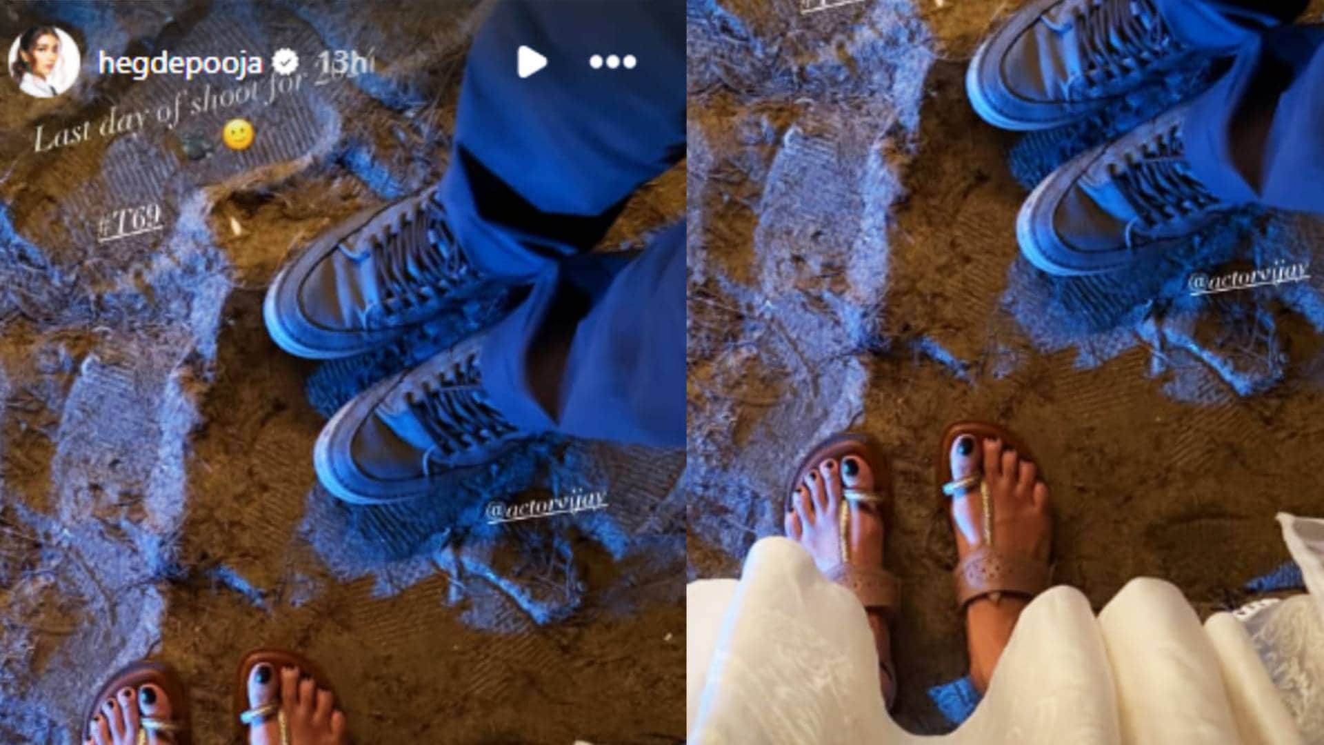 Thalapathy 69 update vijay wraps film 2024 last shooting schedule pooja hegde shares pics from set post viral