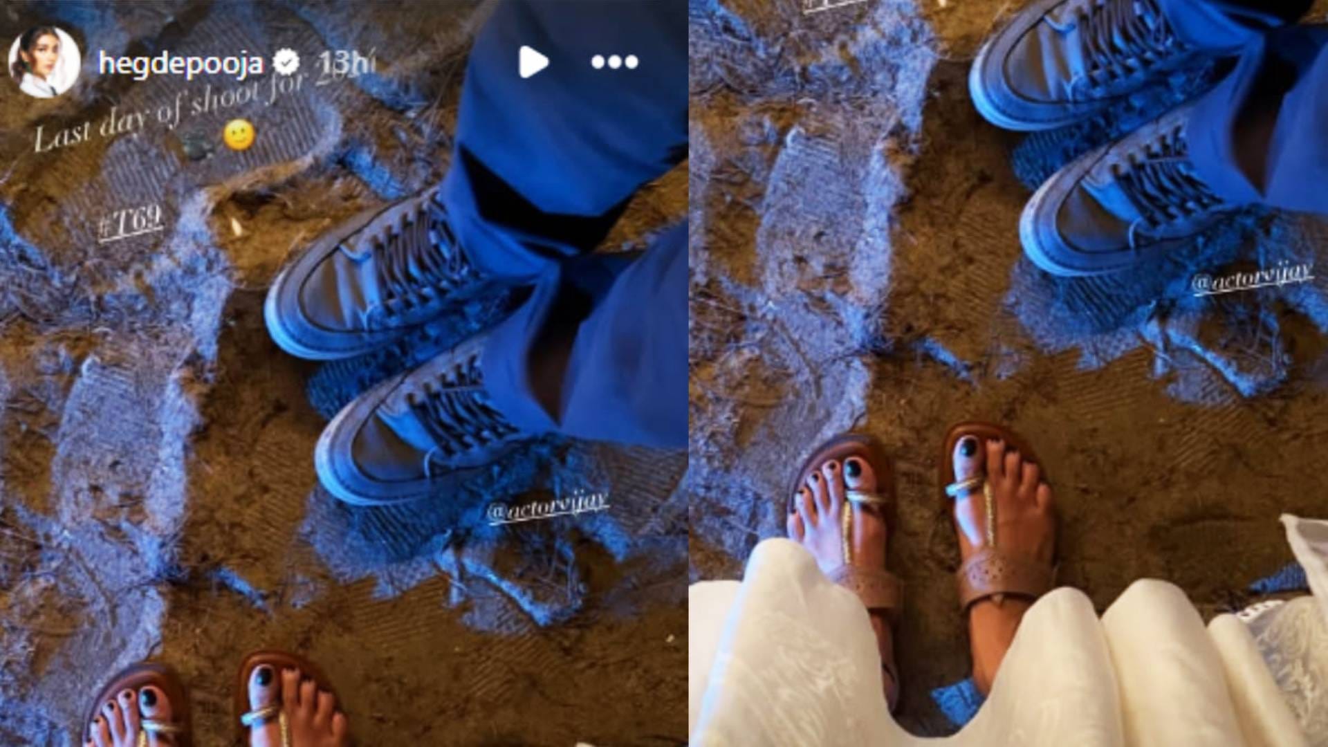 Thalapathy 69 update vijay wraps film 2024 last shooting schedule pooja hegde shares pics from set post viral