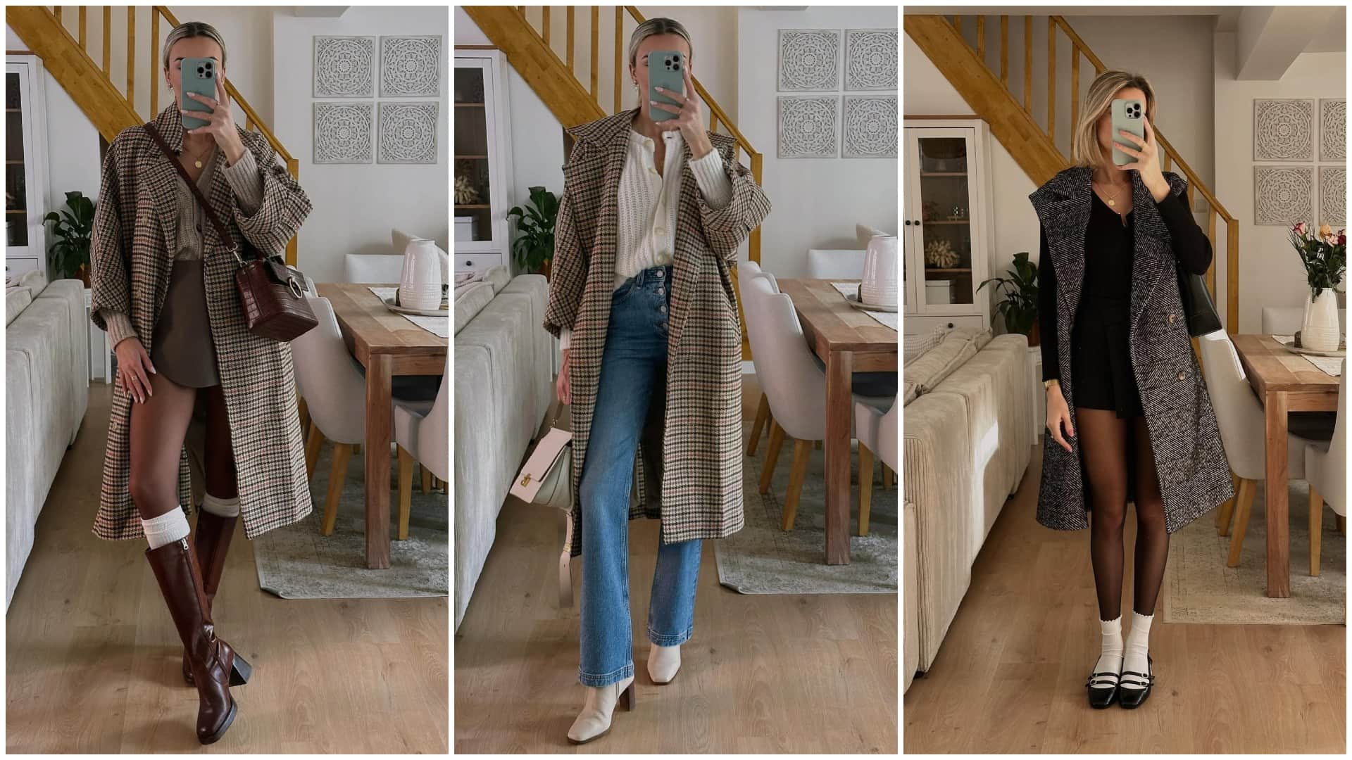 Winter Fashion tips trendy western dress for light winter