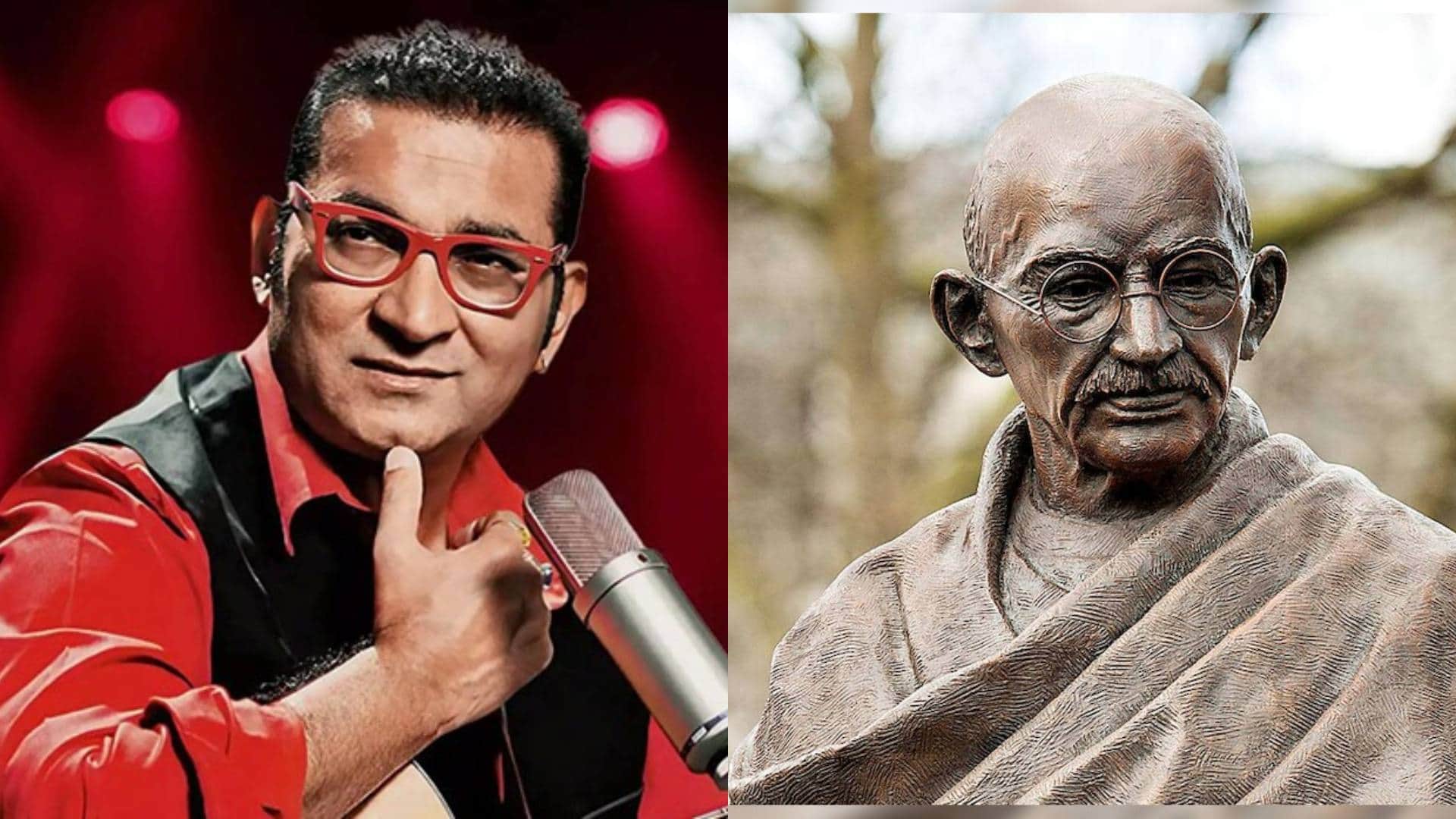 Abhijeet Bhattacharya says Mahatma Gandhi Was Father Of Nation For Pakistan Not India see statement