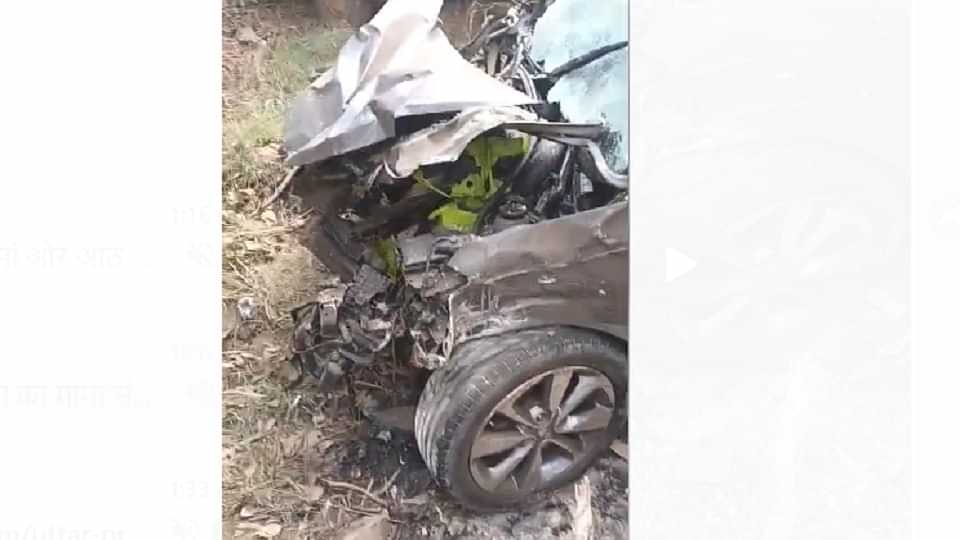 Big accident in Shamli: Mini truck collides with car, two friends died, this is the condition of the third...