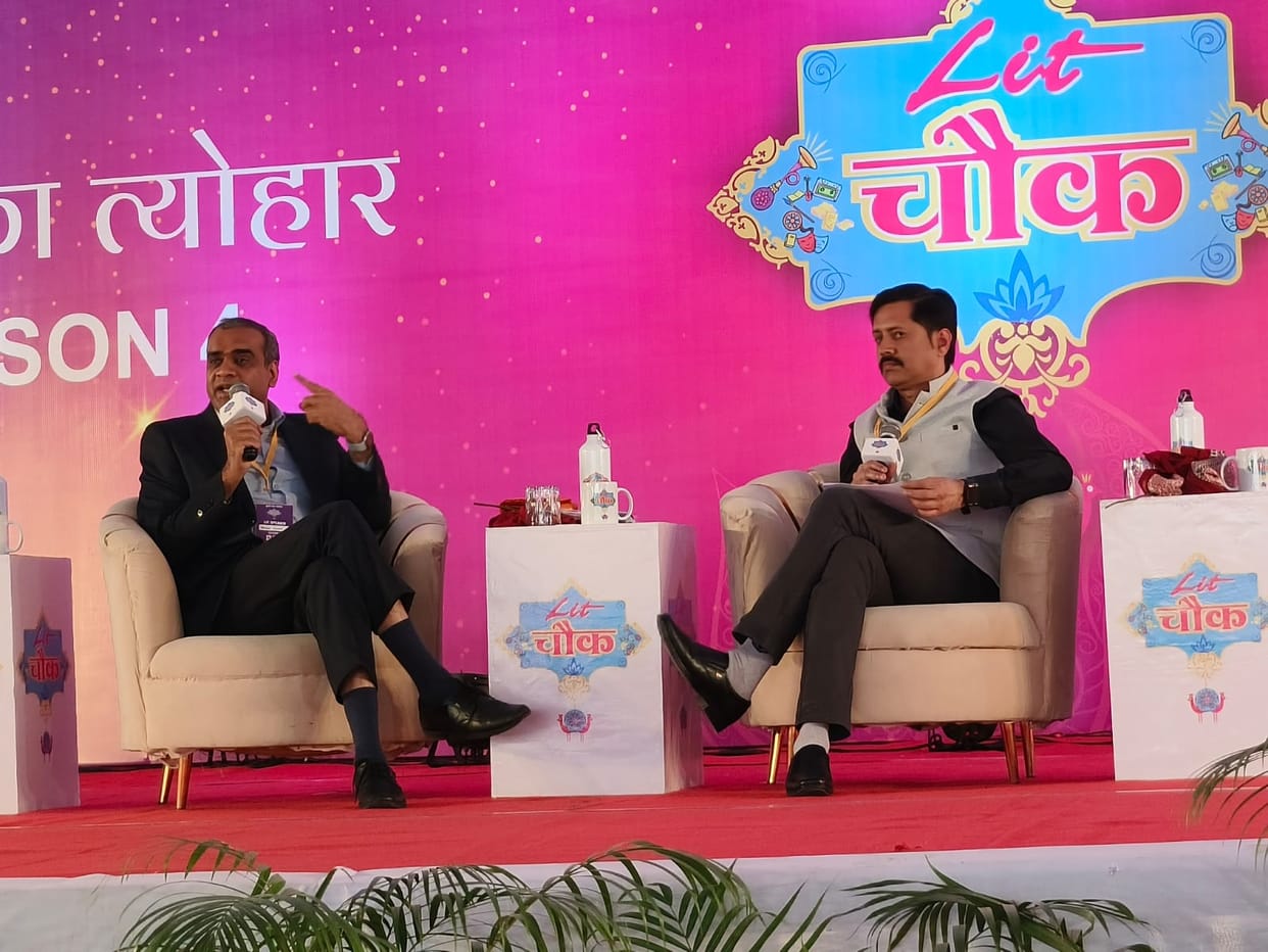Indore Lit Chowk: 'AI cannot be synonymous with journalism', journalist Akhilesh Sharma, who reached Lit Chowk